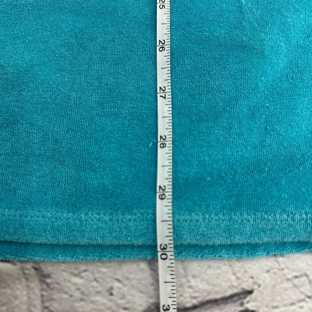 Lands’ End‎ Terry Cloth Cover-Up Dress – XL/P (18) – Turquoise Blue